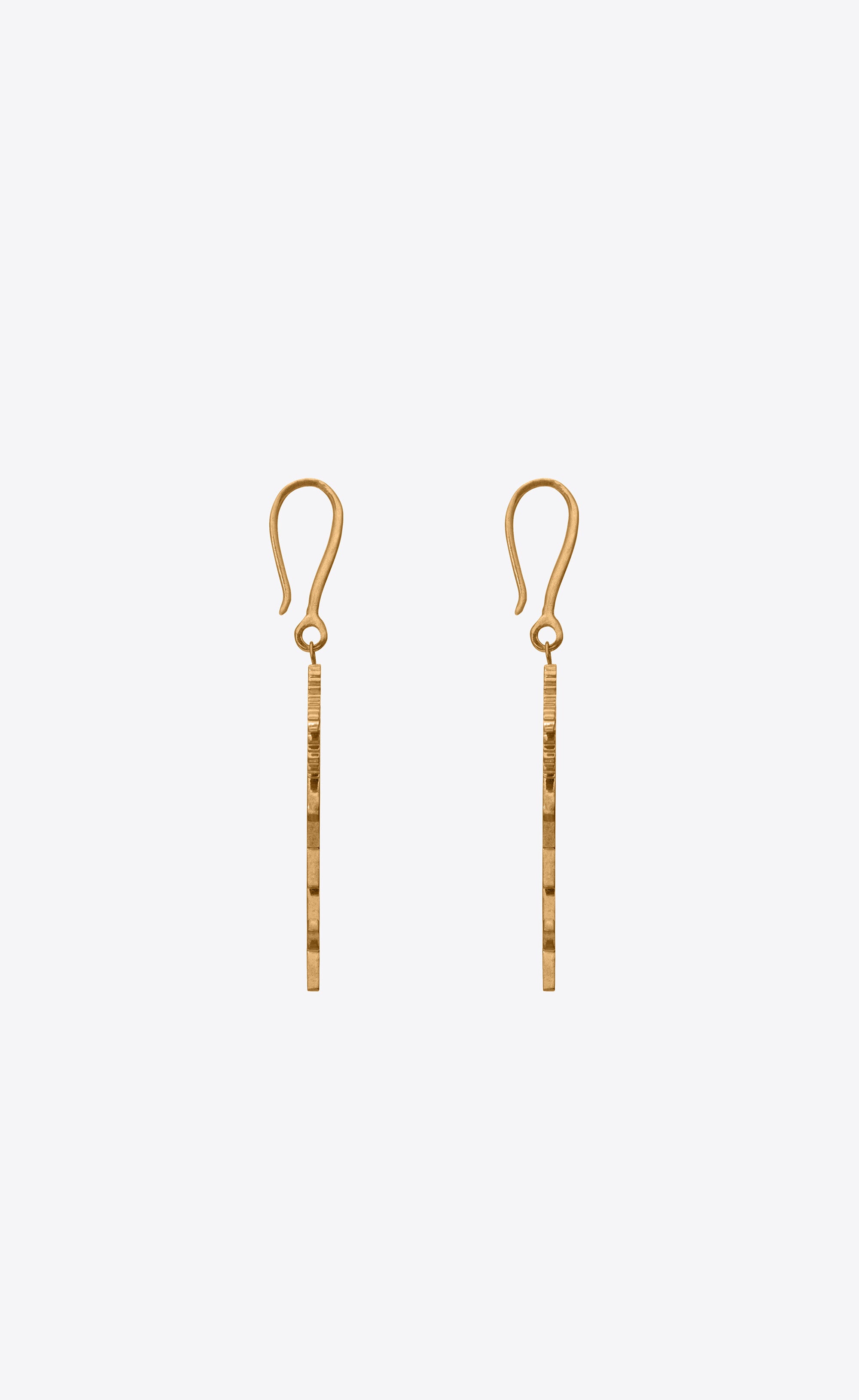 18K Saint Monogram Palmier Statement Earrings