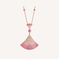 18K BV DIVAS' DREAM Pink Diamonds Necklace