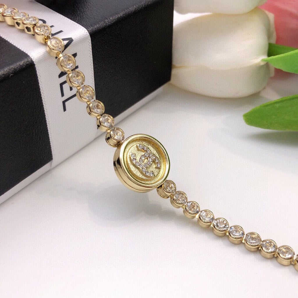 18K Diamonds CC Bracelet