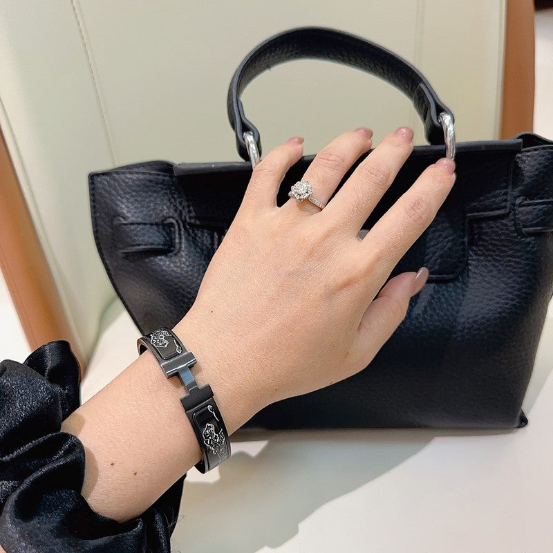 Clic HH Black Color Bracelet